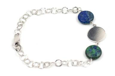 Bracciale con Lapis afgano